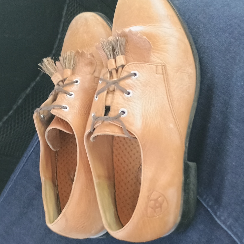 Ariat Jamie Kiltie tassel brogue Oxford shoes women’s size 8 - Picture 7 of 9